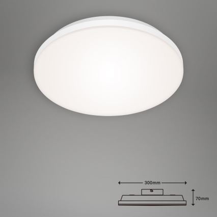 Briloner 7377-016 - Plafoniera LED dimmerabile LED/12W/230V 3000-6500K + telecomando