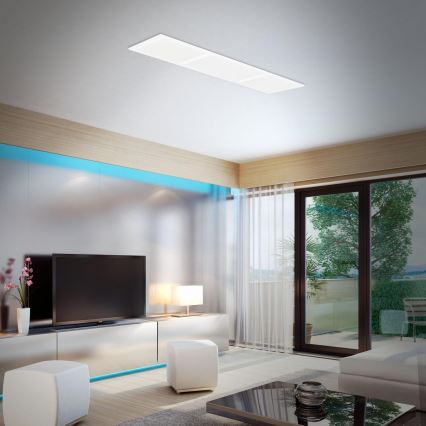 Briloner 7388-016 - Dimmbare RGBW-Deckenleuchte LED/24W/230V 3000-6500K + Fernbedienung
