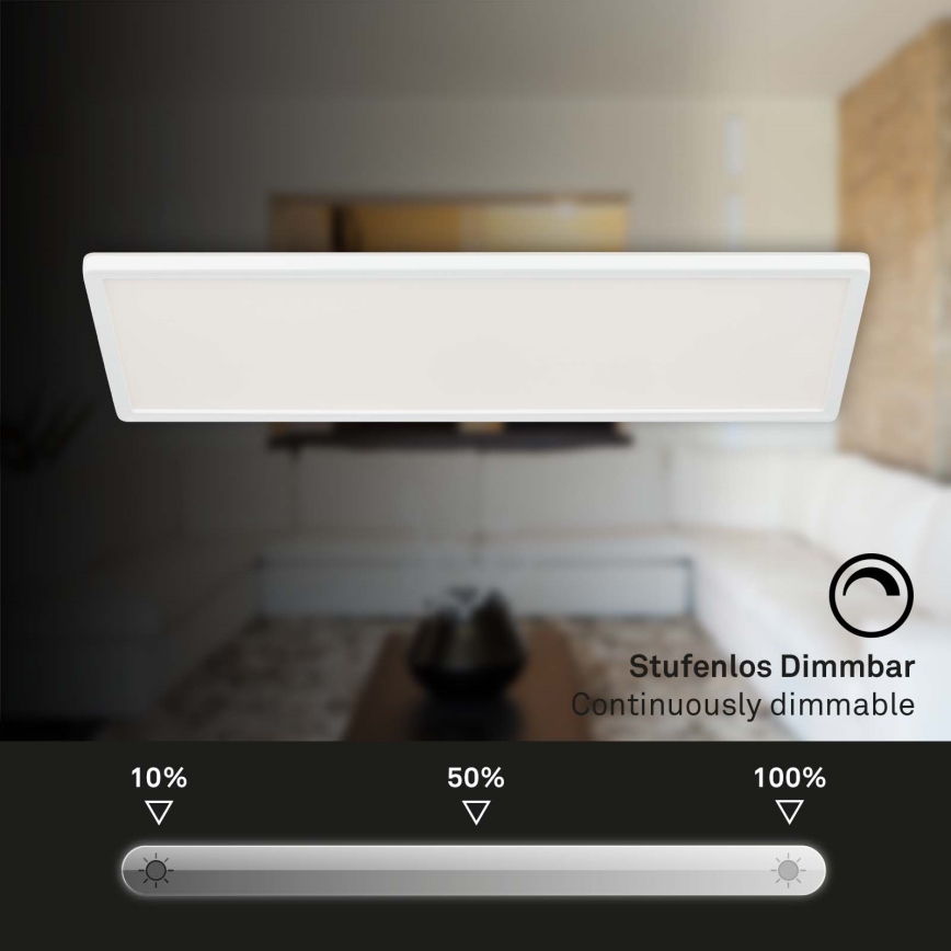 Briloner 7403-016 - Plafoniera LED dimmerabile SLIM LED/23W/230V 2700-6500K + telecomando