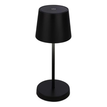 Briloner 7423015 - Dimm- und aufladbare LED-Outdoor-Tischleuchte LED/2,6W/5V IP44 schwarz