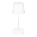 Briloner 7423016 - LED Dimmerabile ricaricabile per esterni lampada da tavolo LED/2,6W/5V IP44 bianco