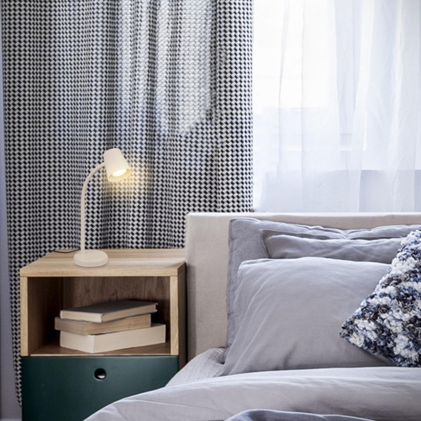 Briloner 7476-011 - Lampada da tavolo SKRIVA 1xGU10/9W/230V beige