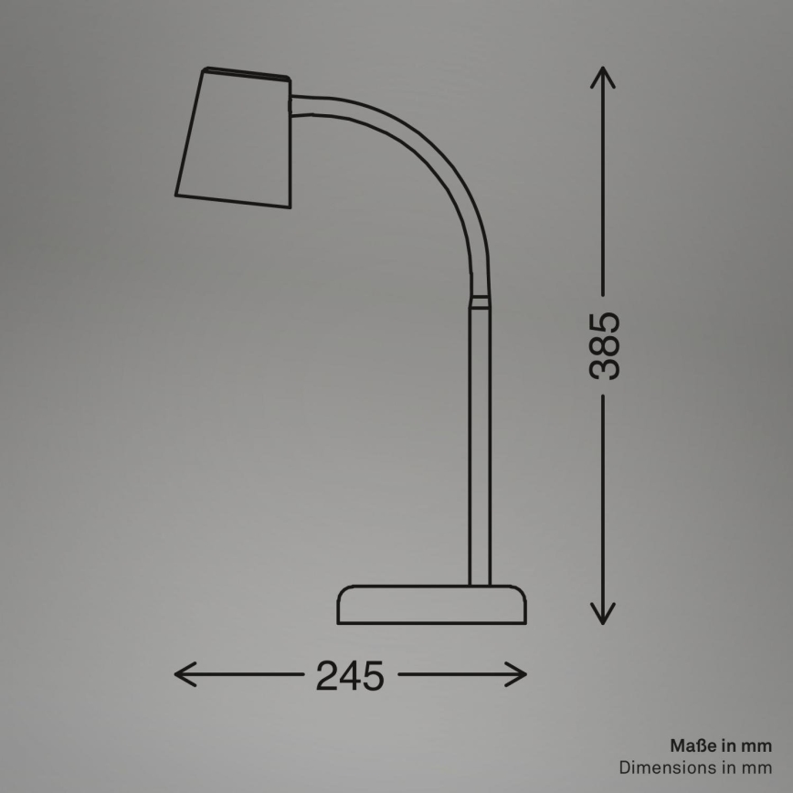 Briloner 7476-011 - Lampada da tavolo SKRIVA 1xGU10/9W/230V beige