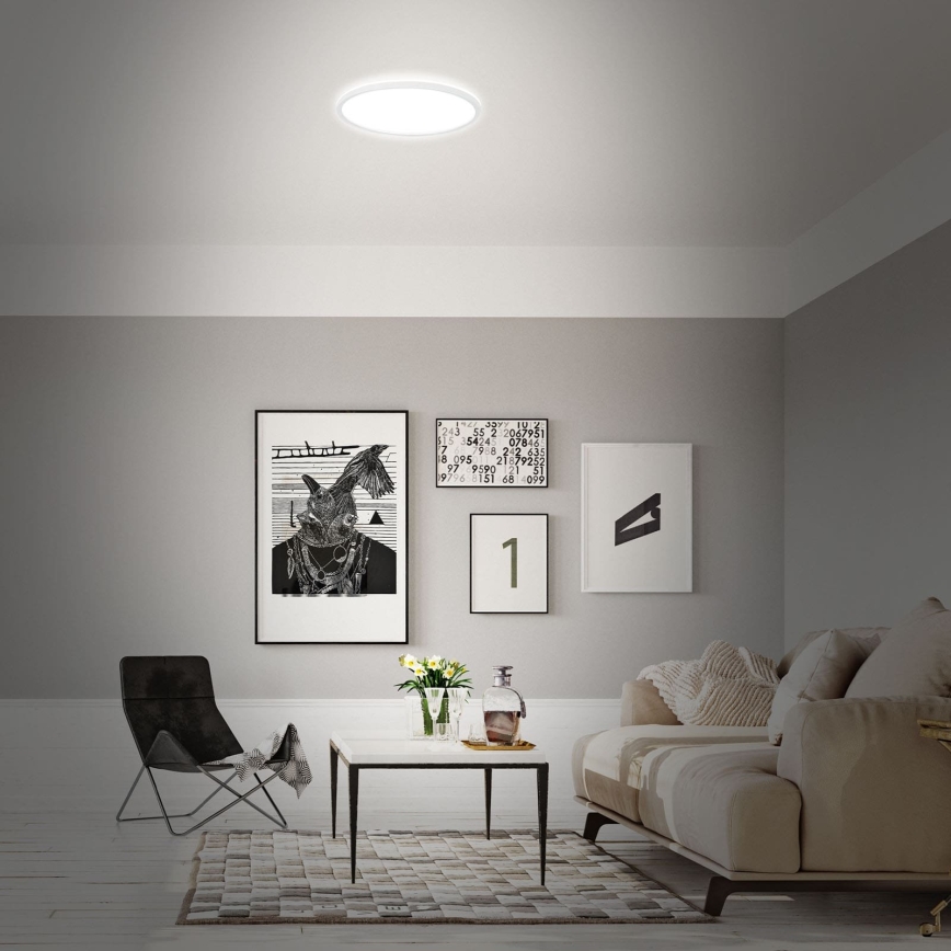 Briloner 7494016 - Lampada da soffitto dimmerabile LED RGBW SMART LED/22W/230V 4000K Ø 42 cm Wi-Fi Tuya + telecomando