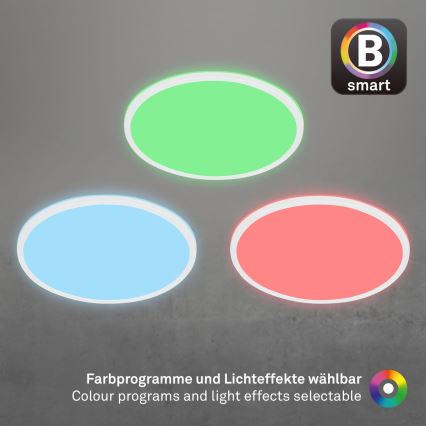 Briloner 7494016 - Lampada da soffitto dimmerabile LED RGBW SMART LED/22W/230V 4000K Ø 42 cm Wi-Fi Tuya + telecomando