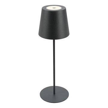 Briloner 7508015 - Dimmbare, aufladbare LED-Outdoor-Tischleuchte 2-in-1 LED/2,5W/5V IP44 anthrazit