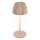 Briloner 7552-011 - LED dimmerabile, ricaricabile, con controllo a sfioramento, lampada da tavolo per esterni MINI LED/1,5W/5V IP44 1800 mAh beige