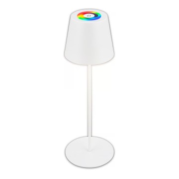 Briloner 7559016 - Lampada da tavolo ricaricabile dimmerabile per esterni LED RGB COLORIS LED/3,5W/5V IP44 2000 mAh Wi-Fi Tuya