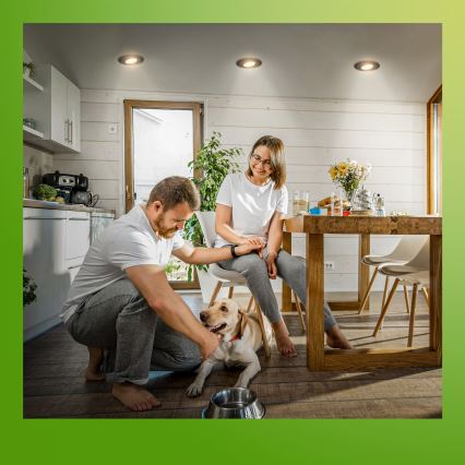 Briloner 7586035 - Set da 3 faretti LED da incasso per bagno KLIRA 1xLED/4,9W/230V 2500/3000/4000K IP23 nero