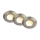 Briloner 7588032 - 3er-Set LED-Badezimmer-Einbauleuchte KLIRA LED/4,9W/230V 2500/3000/4000K IP44 mattchrom