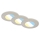 Briloner 7598032 - LOT 3x Spot encastrable de salle de bain LED/4,9W/230V IP44 2700/4000/6500K chrome mat