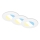 Briloner 7598036 - SET 3x Lampada LED da incasso per bagni LED/4,9W/230V IP44 2700/4000/6500K bianco