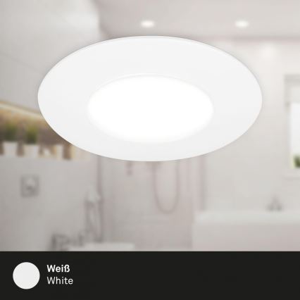 Briloner 7598036 - SET 3x Lampada LED da incasso per bagni LED/4,9W/230V IP44 2700/4000/6500K bianco
