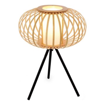 Briloner 7759011 - Lampe de table 1xE27/10W/230V bambou