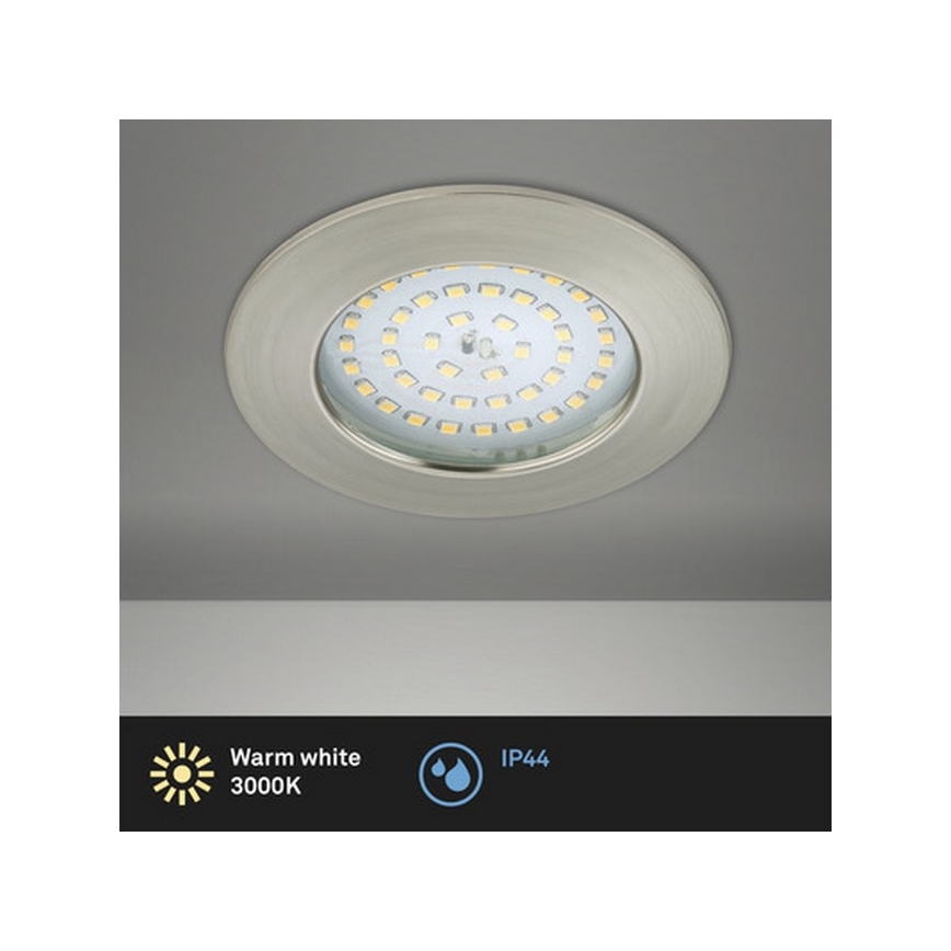 Briloner 8310-012 - Lampada LED da incasso per bagni LED/10,5W/230V IP44