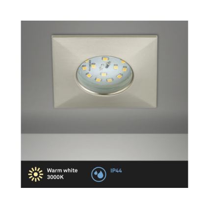 Briloner 8313-012 - Lampada LED da incasso per bagni LED/5W/230V IP44 cromo opaco
