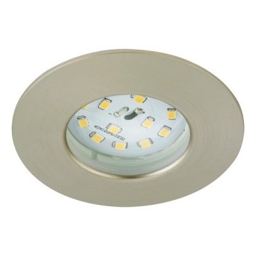 Briloner 8316-012 - Plafonnier encastré dimmable pour salle de bains LED/5,5W/230V IP44 chrome mat
