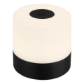 Briloner - Lampada da tavolo da esterno ricaricabile dimmerabile a sfioramento LED/2W/5V 2700K IP44 1200 mAh nero