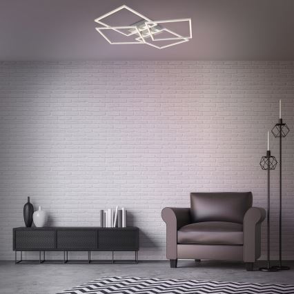 Briloner - Lampadario a plafone LED dimmerabile FRAME 4xLED/12W/230V