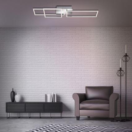 Briloner - Lampadario a plafone LED dimmerabile FRAME LED/44W/230V