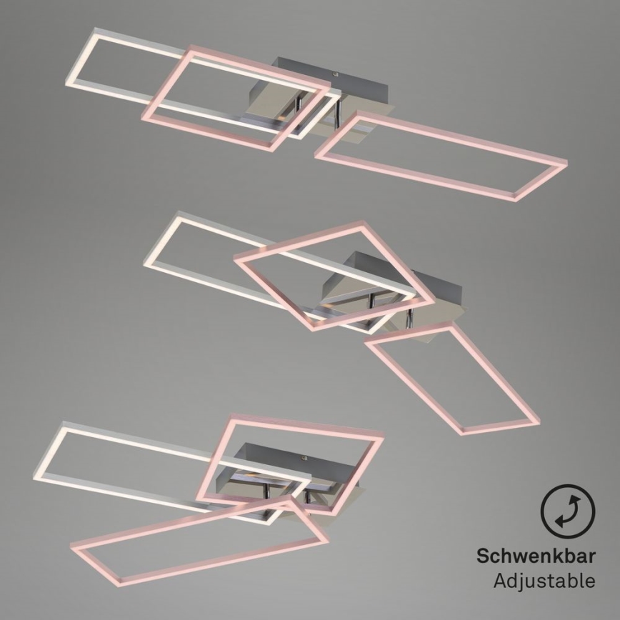 Briloner - Lampadario a plafone LED dimmerabile FRAME LED/44W/230V