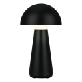 Briloner - Lampe de table d'extérieur tactile dimmable à LED, rechargeable LED/2,6W/5V 3000K IP44 2000 mAh noire