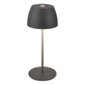 Briloner - Lampe de table d'extérieur tactile LED rechargeable et dimmable MINI LED/2,5W/5V IP44 1800 mAh anthracite