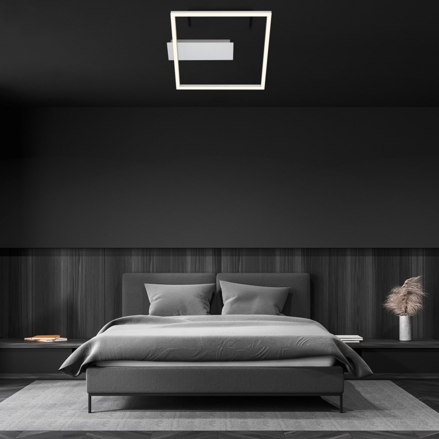 Briloner - LED-Deckenleuchte FRAME LED/14W/230V 3000K 30x32 cm mattchrom