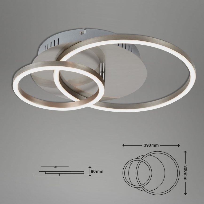 Briloner - LED dimmbares Deckenleuchte FRAMES LED/24,5W/230V