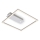 Briloner - Plafoniera LED con sensore di movimento e sensore crepuscolare FRAME LED/14W/230V 3000K 30x32 cm cromo opaco