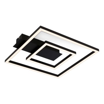 Briloner - Plafonnier LED FRAME, 22 W, 230 V, 3000 K, 30 x 32 cm, noir