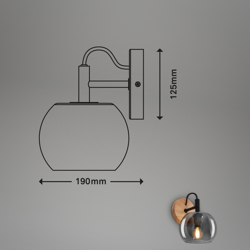 Briloner - Wandleuchte KYRO 1xE14/10W/230V