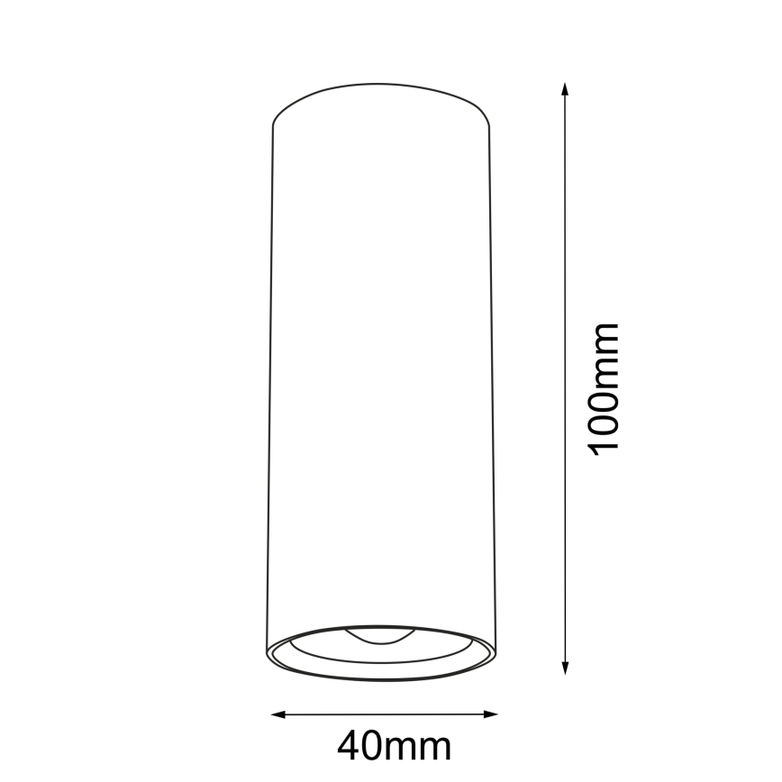 Brosline - Faretto 1xGU10/4W/230V bianco