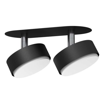 Brosline - Decken-Einbaustrahler 2xGX53/9W/230V schwarz