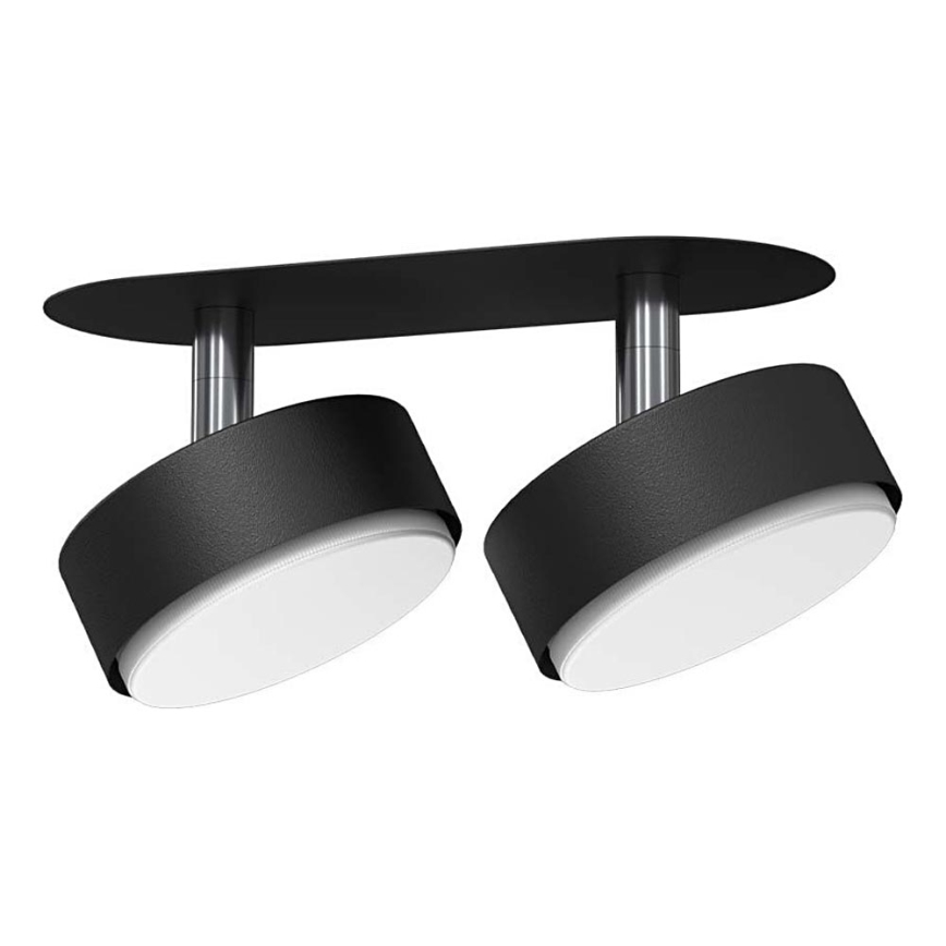 Brosline - Decken-Einbaustrahler 2xGX53/9W/230V schwarz