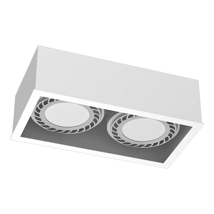 Brosline - Faretto 2xGU10/18W/230V bianco