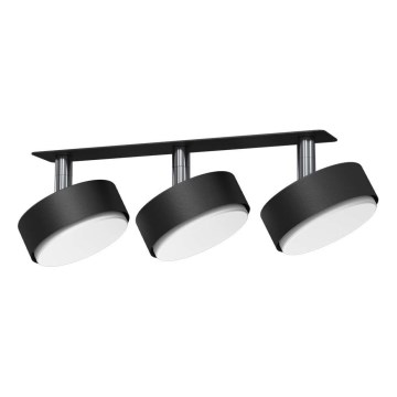 Brosline - Faretto da incasso 3xGX53/9W/230V nero