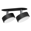 Brosline - Faretto da incasso per controsoffitto 2xGX53/9W/230V nero