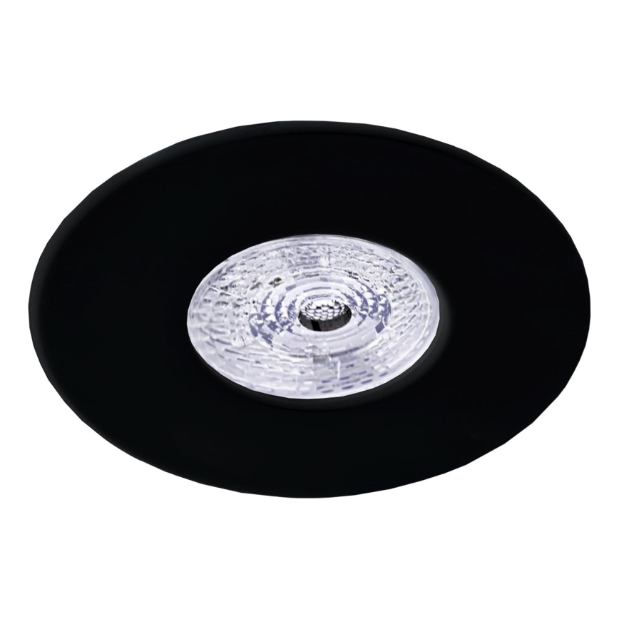 Brosline - Luminaire encastré 1xGU10/10W/230V noir