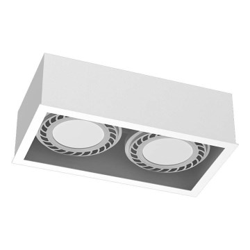 Brosline - Spot 2xGU10/18W/230V blanc