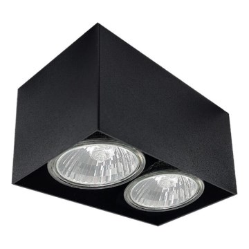 Brosline - Spotleuchte 2xGU10/10W/230V schwarz