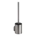 Brosse WC 8 x 35,5 cm, acier inoxydable finition argentée