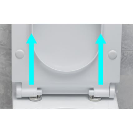 Bruckner - Abattant de toilettes SoftClose FULDA SLIM blanc