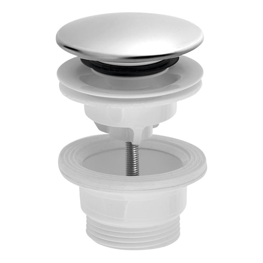 Bruckner - Bonde de lavabo CLICK-CLACK d. 6,3 cm acier inoxydable
