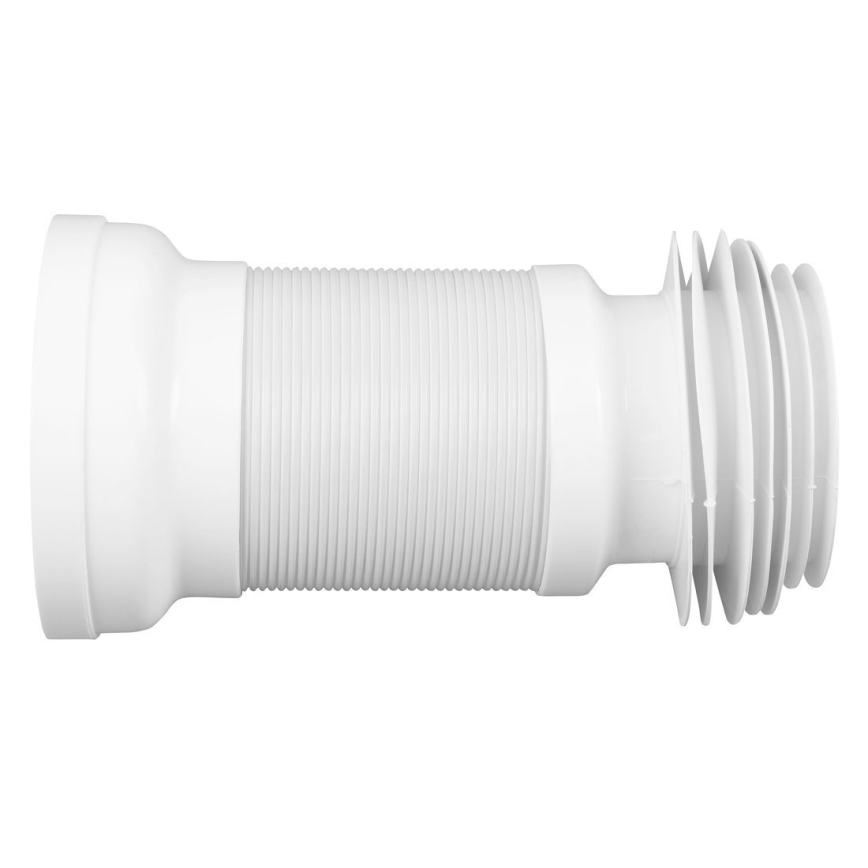 Bruckner - Connettore flessibile per vaschetta WC 27,5-55 cm bianco