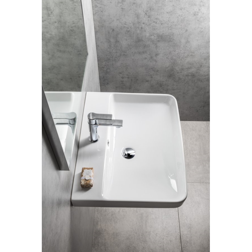 Bruckner - Einbauwaschbecken NERON 60x48 cm weiß