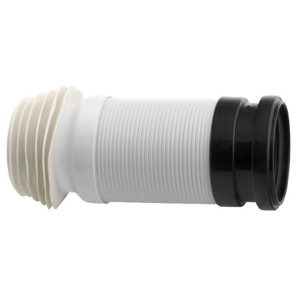 Bruckner - Flexibles Anschlussrohr für WC 45 cm weiß/schwarz