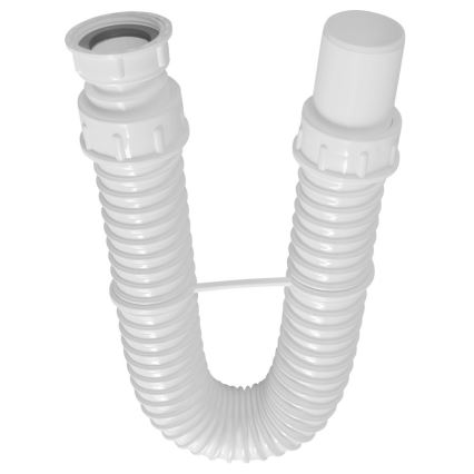 Bruckner - Flexible siphon d'évier DN40 blanc