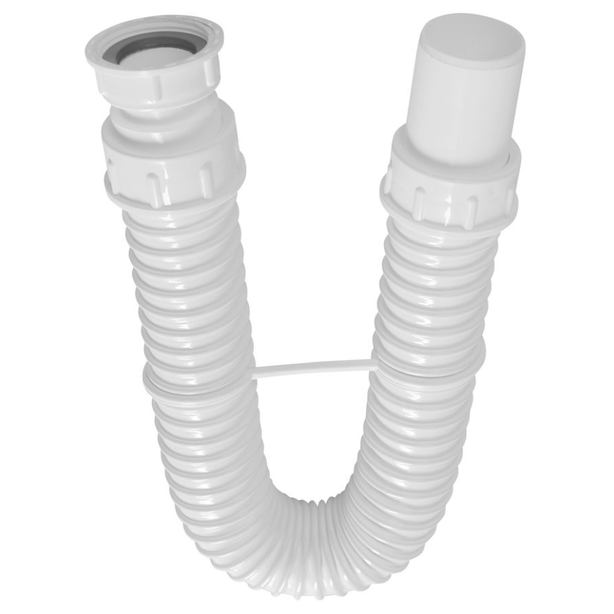 Bruckner - Flexible siphon d'évier DN40 blanc