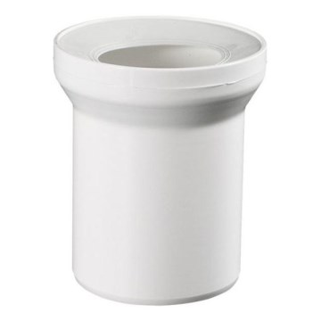 Bruckner - Gerader Toilettenschüssel-Anschluss 25 cm weiß